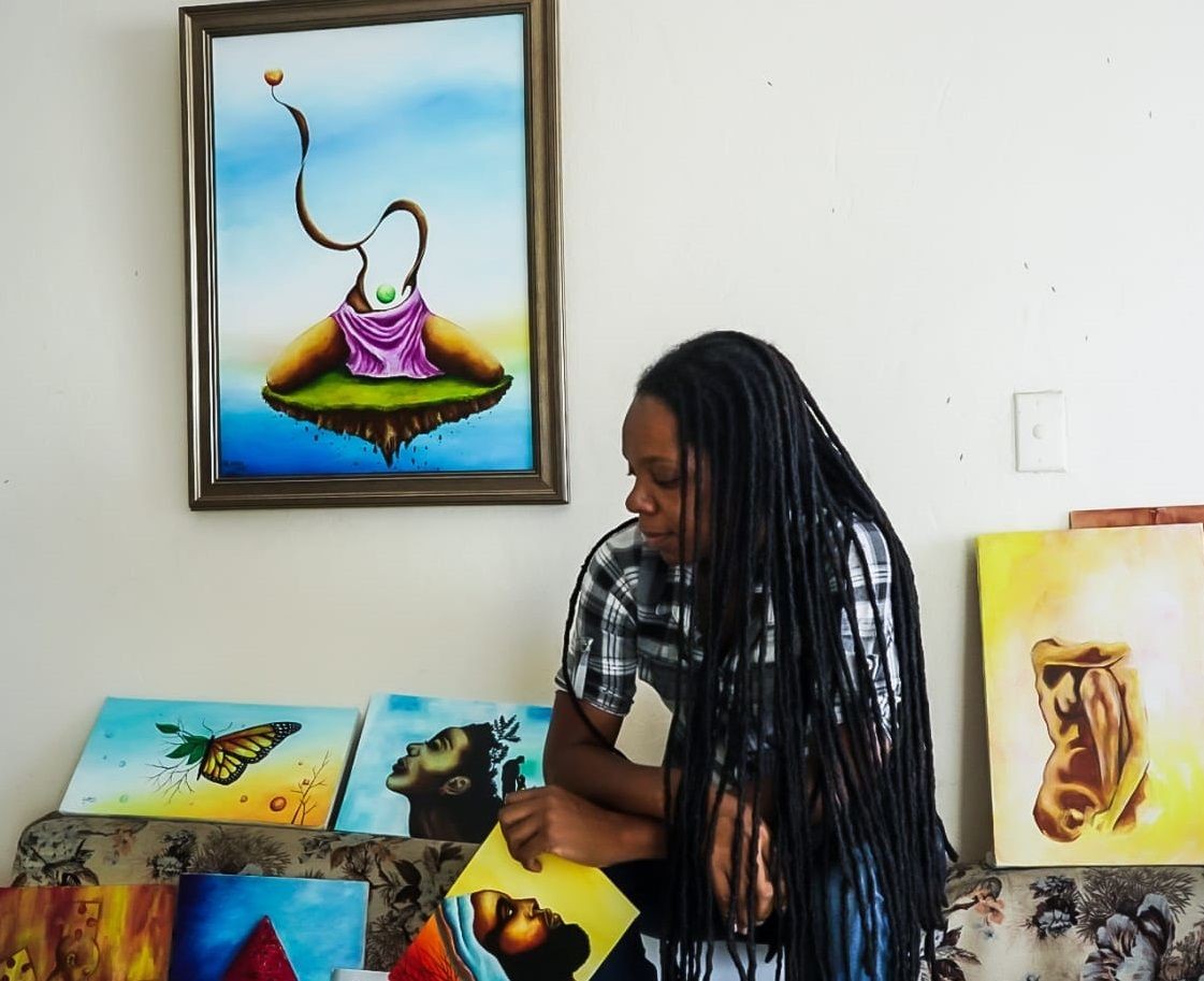 Romaine McNeil is a Jamaican Artist that hails from Westmoreland, Jamaica.